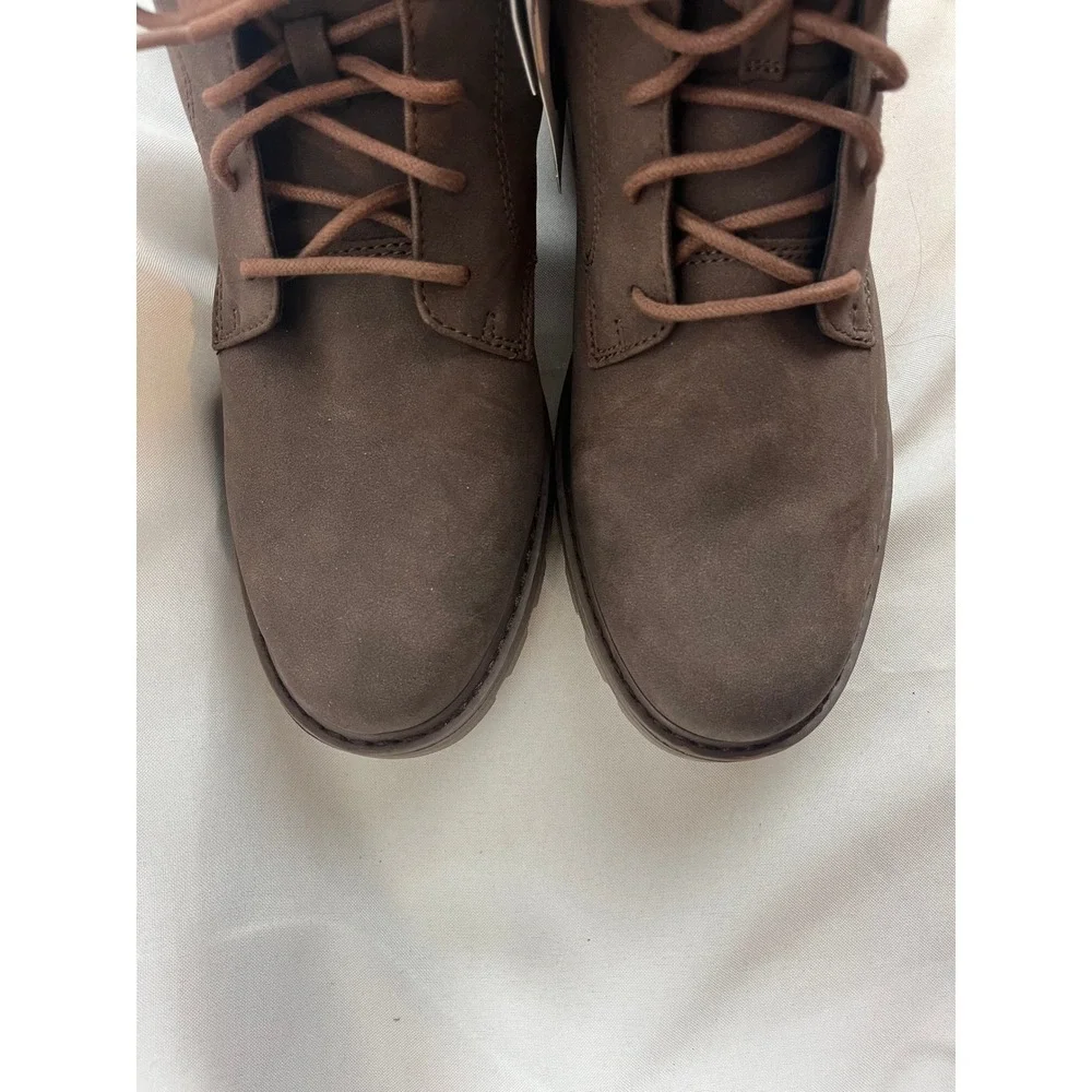 Goodfellow & Co‎ Mens Brown Lace Up Chukka Work Boots Size 9 Lug Sole New